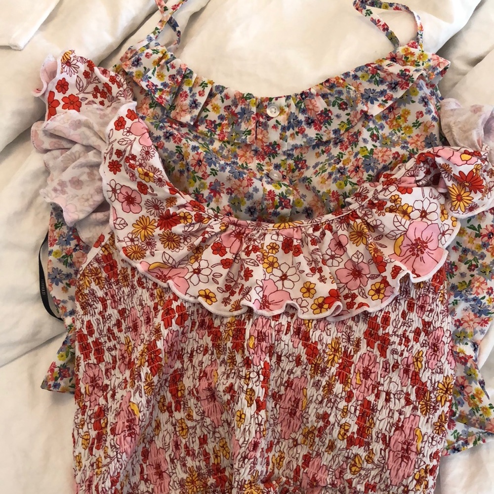 Bundle of floral tops